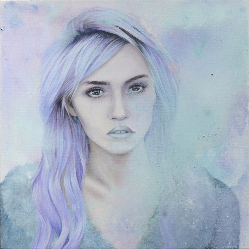 Anielka Hampson Painting Deflated Debbie